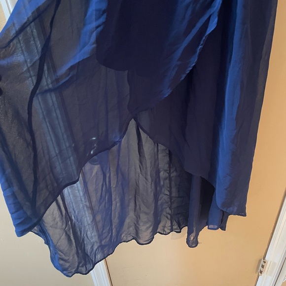 Beautiful Long Blue Dress - Picture 3 of 5